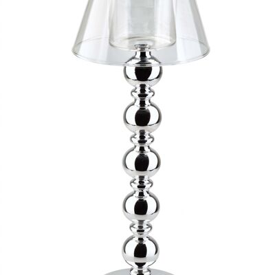 MARY SR Candlestick, 11.8x33cm, glass-HTRD3633 3