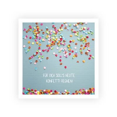 Confetti | Postcard | Birthday