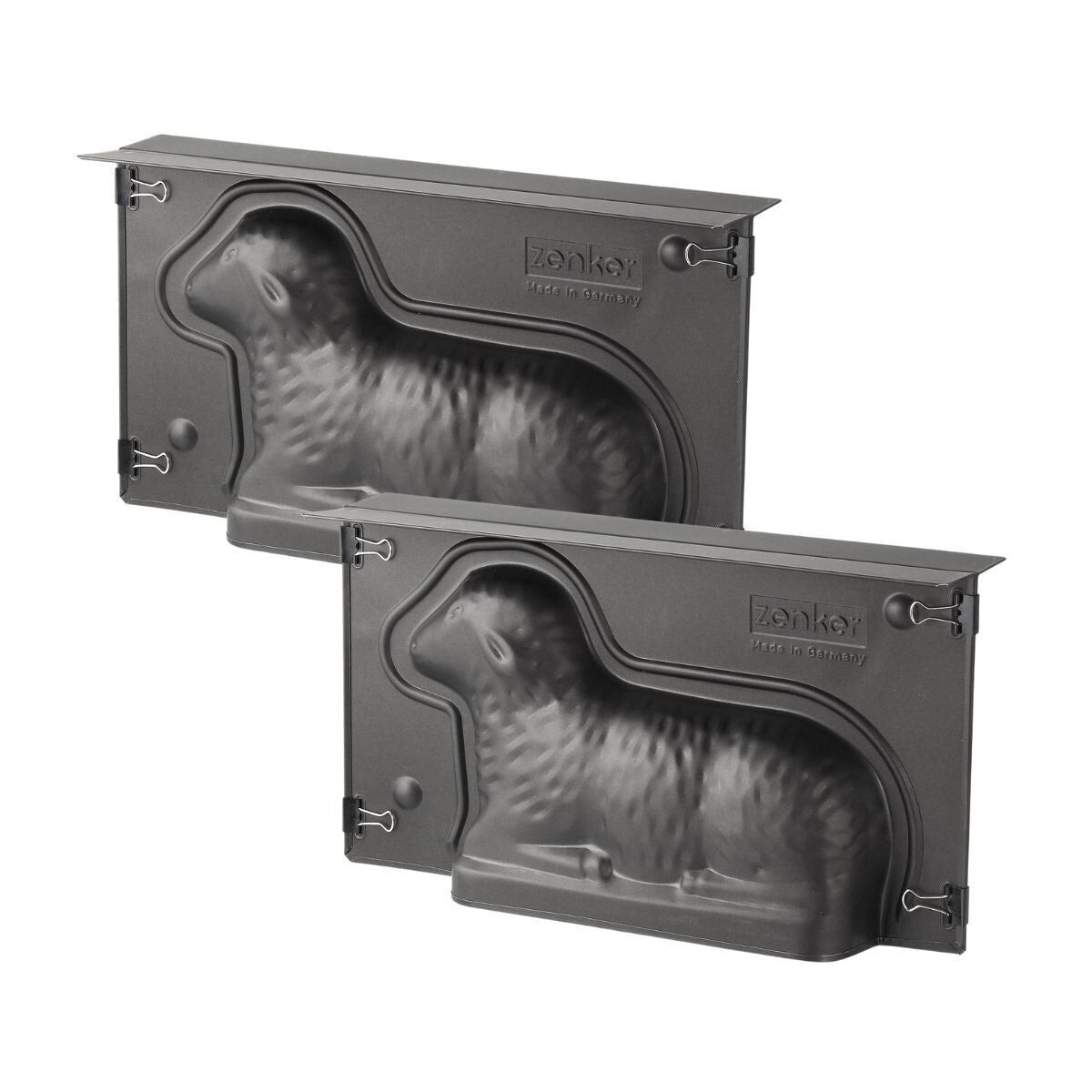 Set mit 2 3D-Osterlamm-Kuchenformen, 900 ml, Zenker Special Season