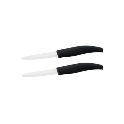Set of 2 kitchen knives with 7.5 cm ceramic blade Nirosta Ceramic