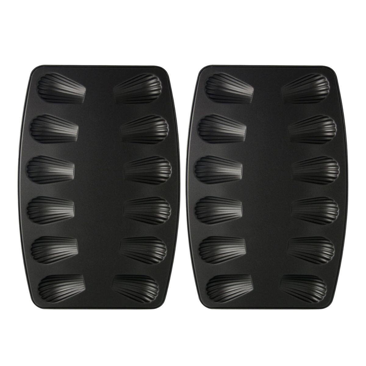 Juego de 2 moldes para magdalenas Zenker Special States de 12 agujeros