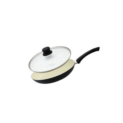 Olla con revestimiento cerámico sin PFAS de 20 cm y tapa de cristal Elo Pure Ceramica