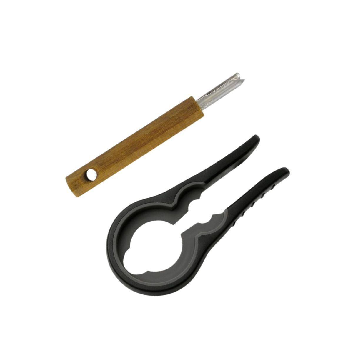 Apribarattoli e apribottiglie Duo Universal e linguetta Fackelmann