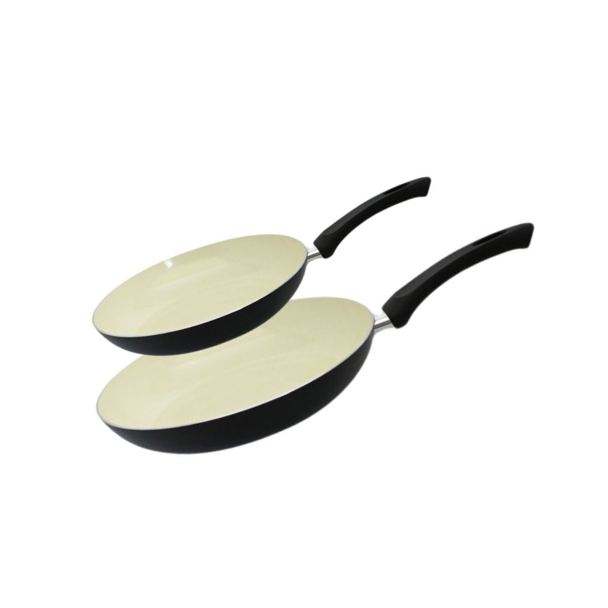 Set di 2 padelle con rivestimento in ceramica senza PFAS, 20 cm e 28 cm Elo Pure Ceramica