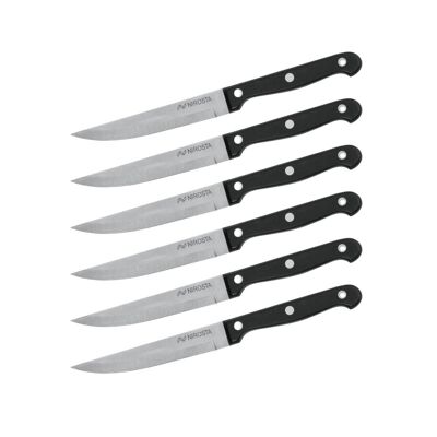 Set of 6 Nirosta Mega Steak Knives 21 cm