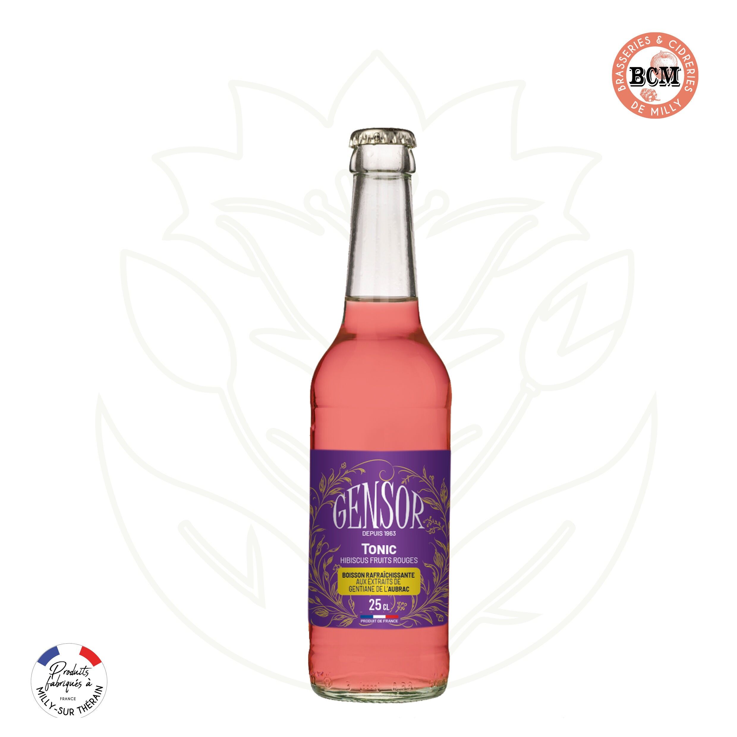 Gensor Tonica Ibisco & Frutti Rossi 25cl