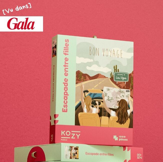 Designer-Puzzle mit 1000 Teilen – Mädchenurlaub