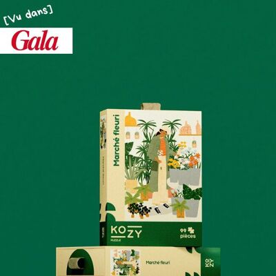 Puzzle di design 99 pezzi - Mercato dei fiori