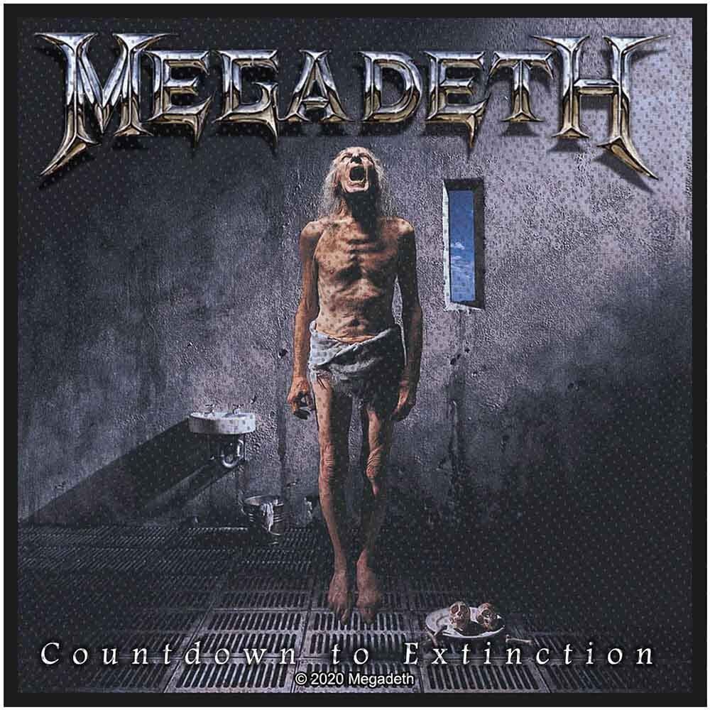 Megadeth Patches - Woven Sew On - Countdown To Extinction