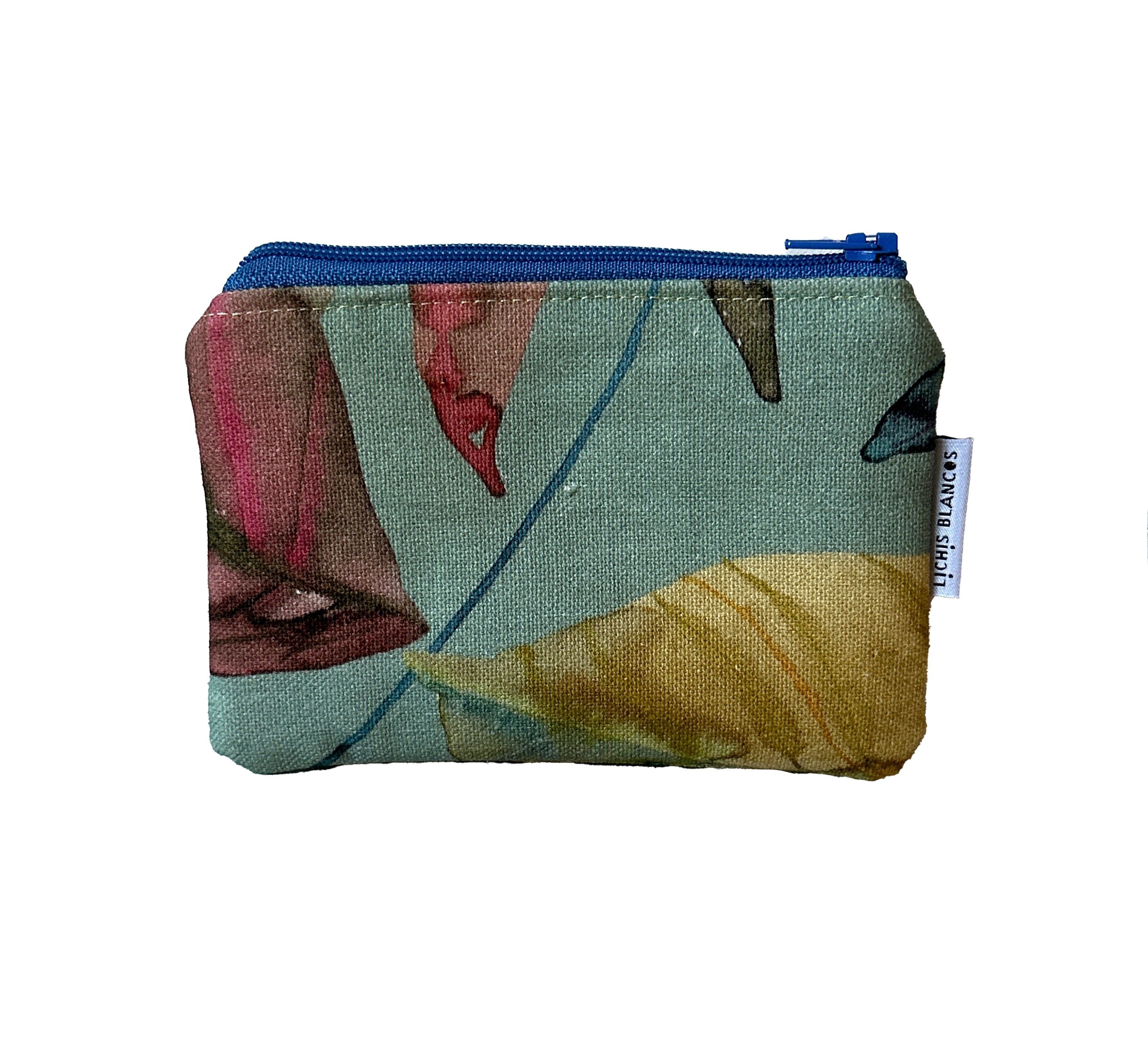 BORSA ACQUERELLO CON FOGLIE