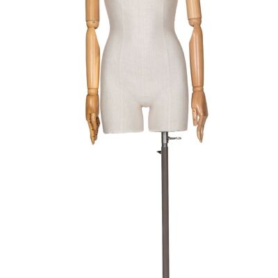 Busto donna eco-responsabile con braccia n°1 - Collezione Ethik