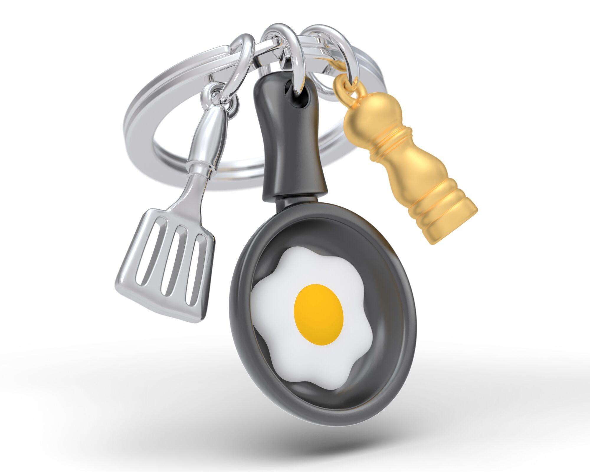 Brunch Keychain - METALMORPHOSE