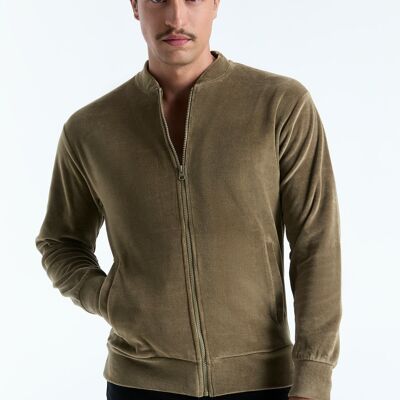 9272-041 | Chaqueta unisex con cremallera - oliva