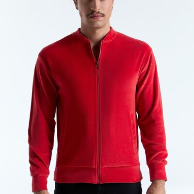 9272-093 | Giacca unisex con zip - rosso mattone