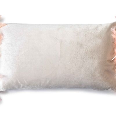 LORETA BEIGE Pillow 50x30cm feathers-HTYG2772