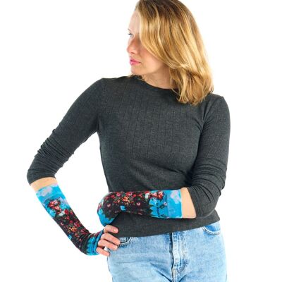 Guanti primaverili - Donna - Taglia unica - Nastro rosso