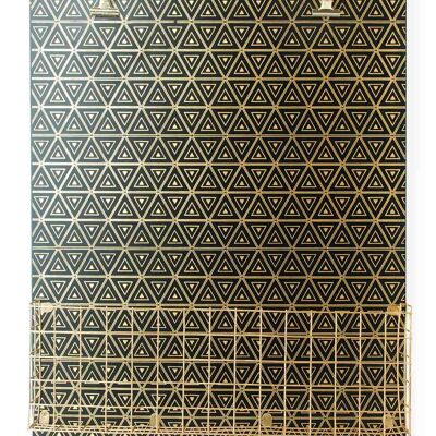 Tableau SARA GOLD avec étagère 40x6x60cm en solde