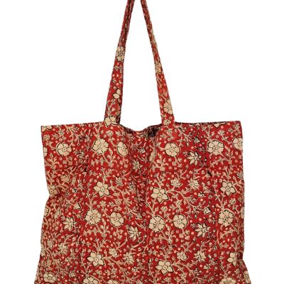 Borsa tote con stampa floreale Jaïpur
