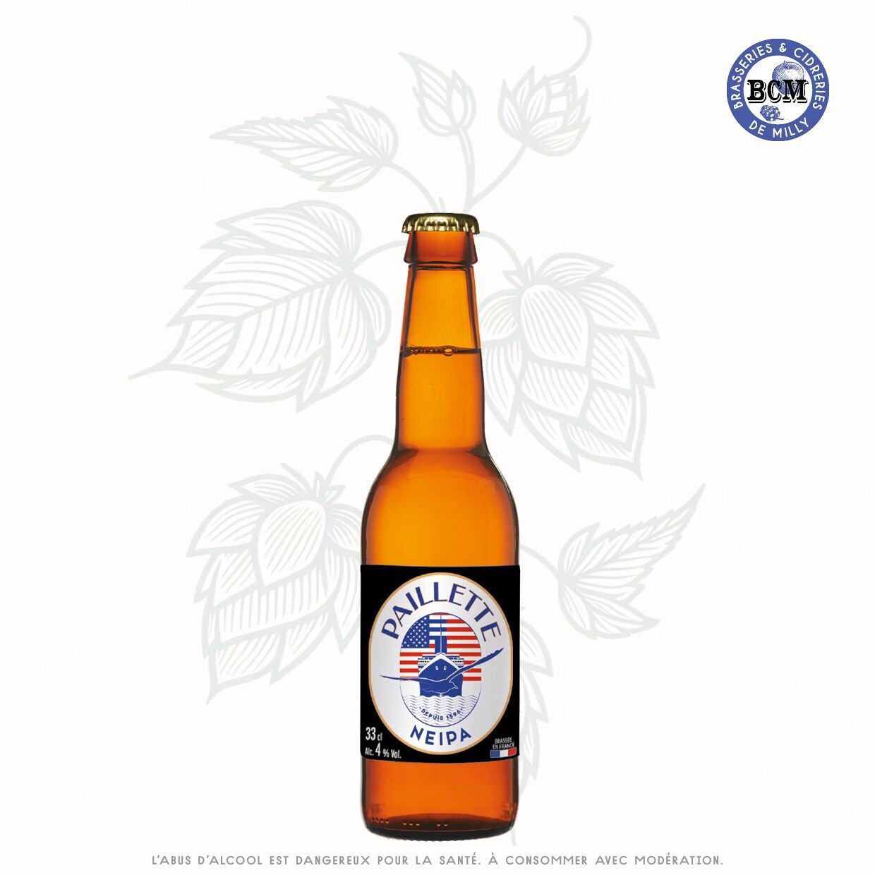 PAILLETTE NEIPA 4° vol, 33cl