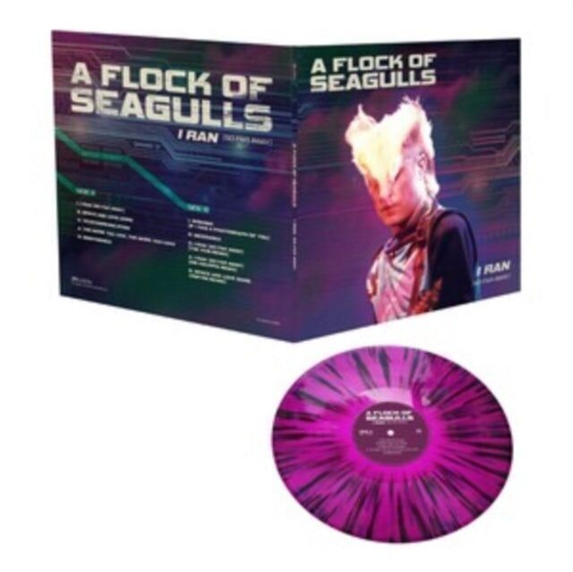 A Flock Of Seagulls LP Vinyl Record - I Ran (So Far Away) (Purple Splatter Vinyl)