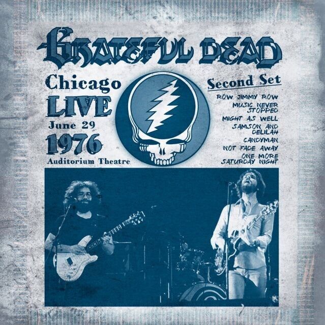 Grateful Dead LP Vinile - Live At Auditorium Theatre In Chicago 29 giugno 19 76 - Secondo set
