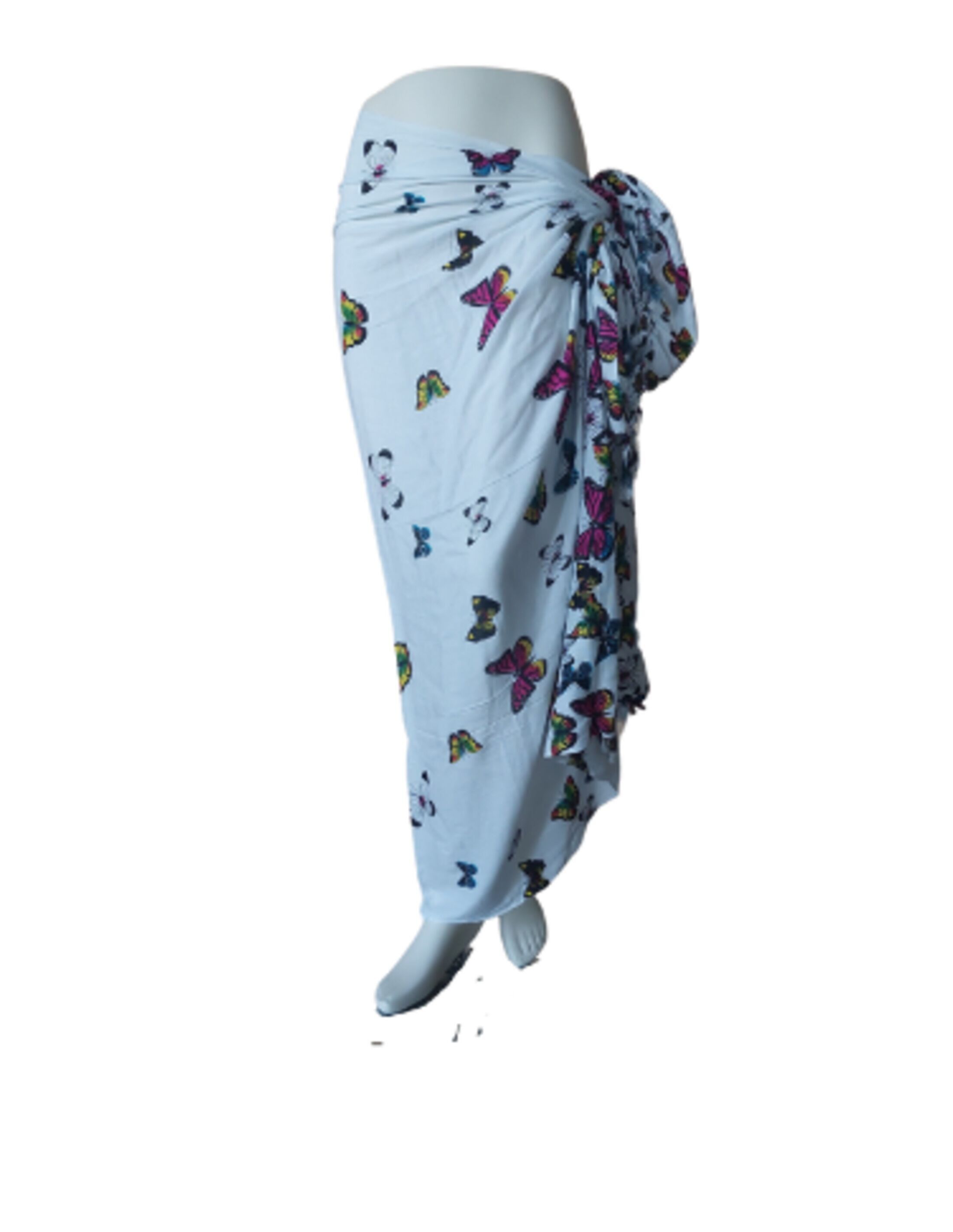 Pareo - 009 - Piccole farfalle bianche