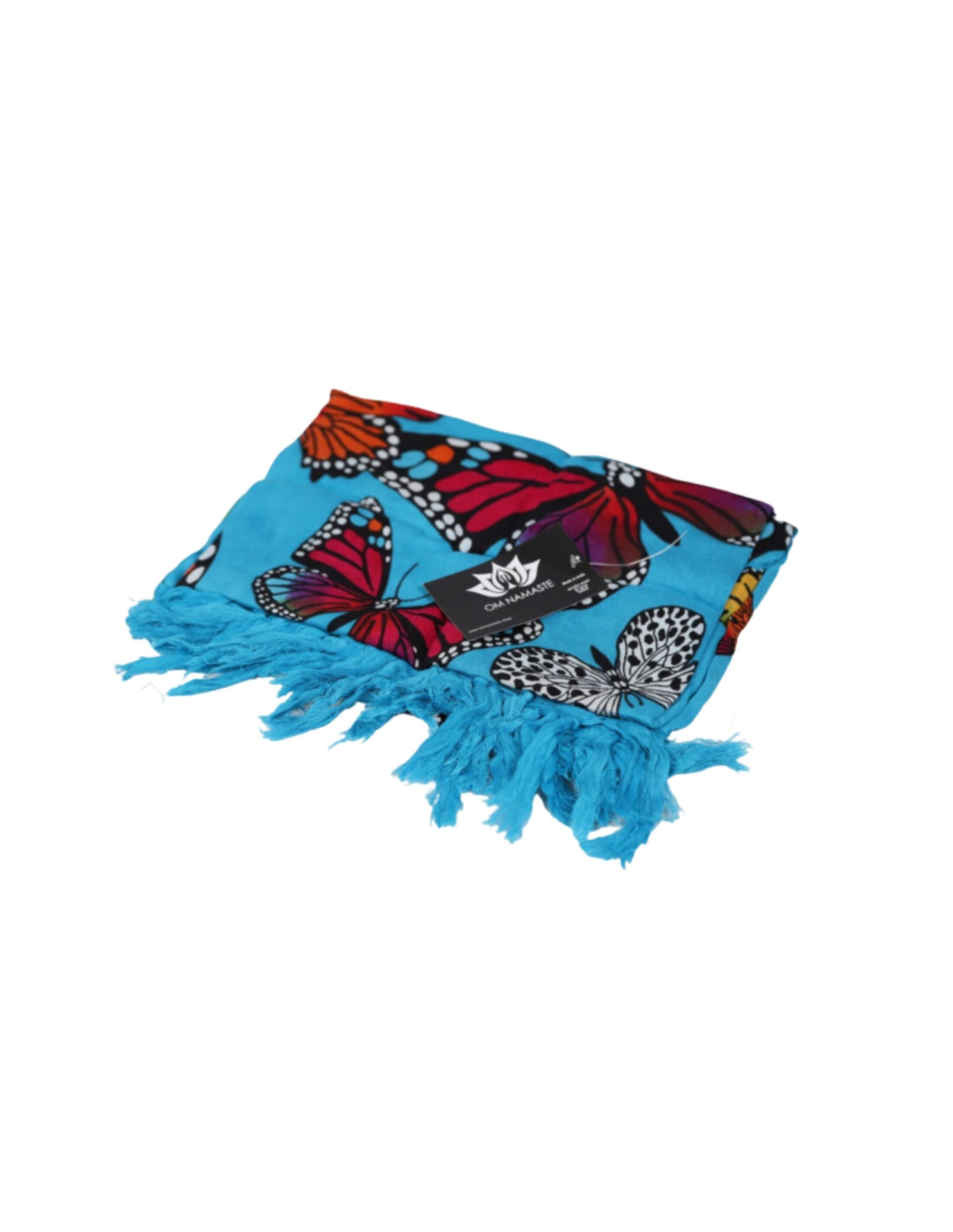 Pareo - 403 - farfalle - turchese