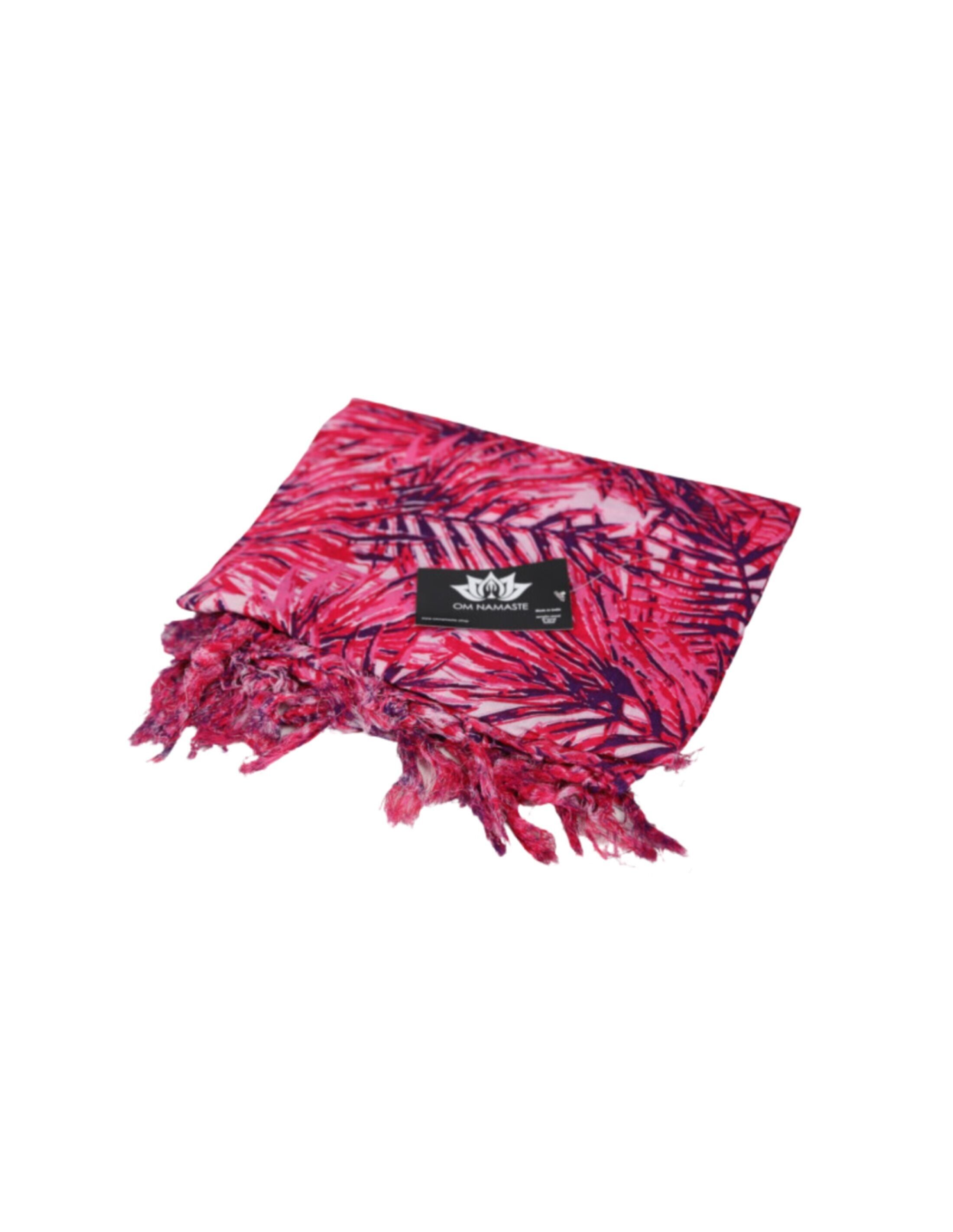 Pareo - 418 - foglie - rosa