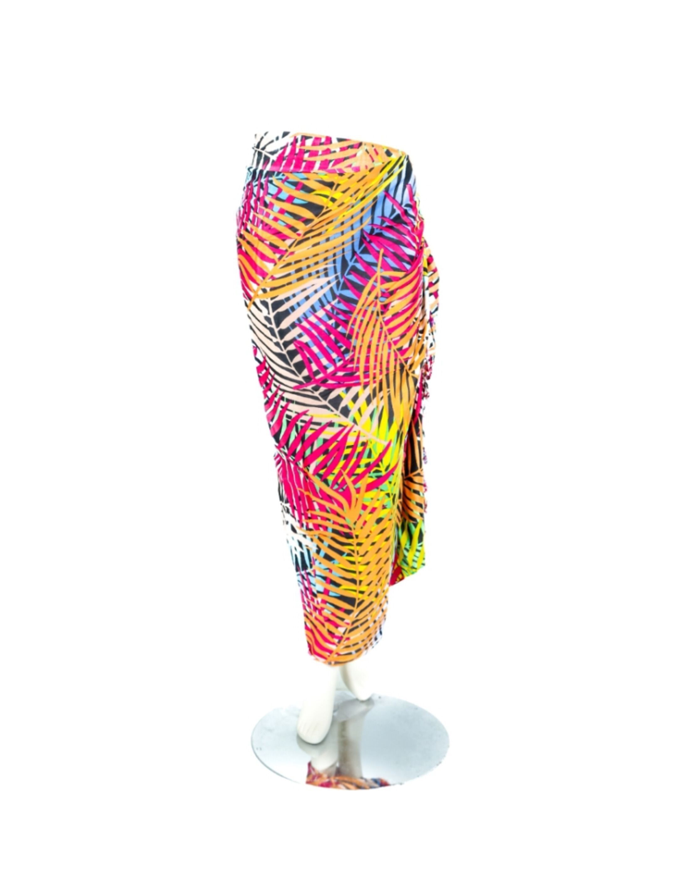 Pareo - 603 - foglie - arcobaleno