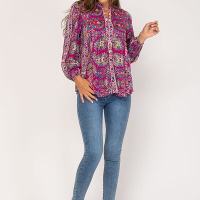 BLOUSE IMPRIMÉE PR3023B