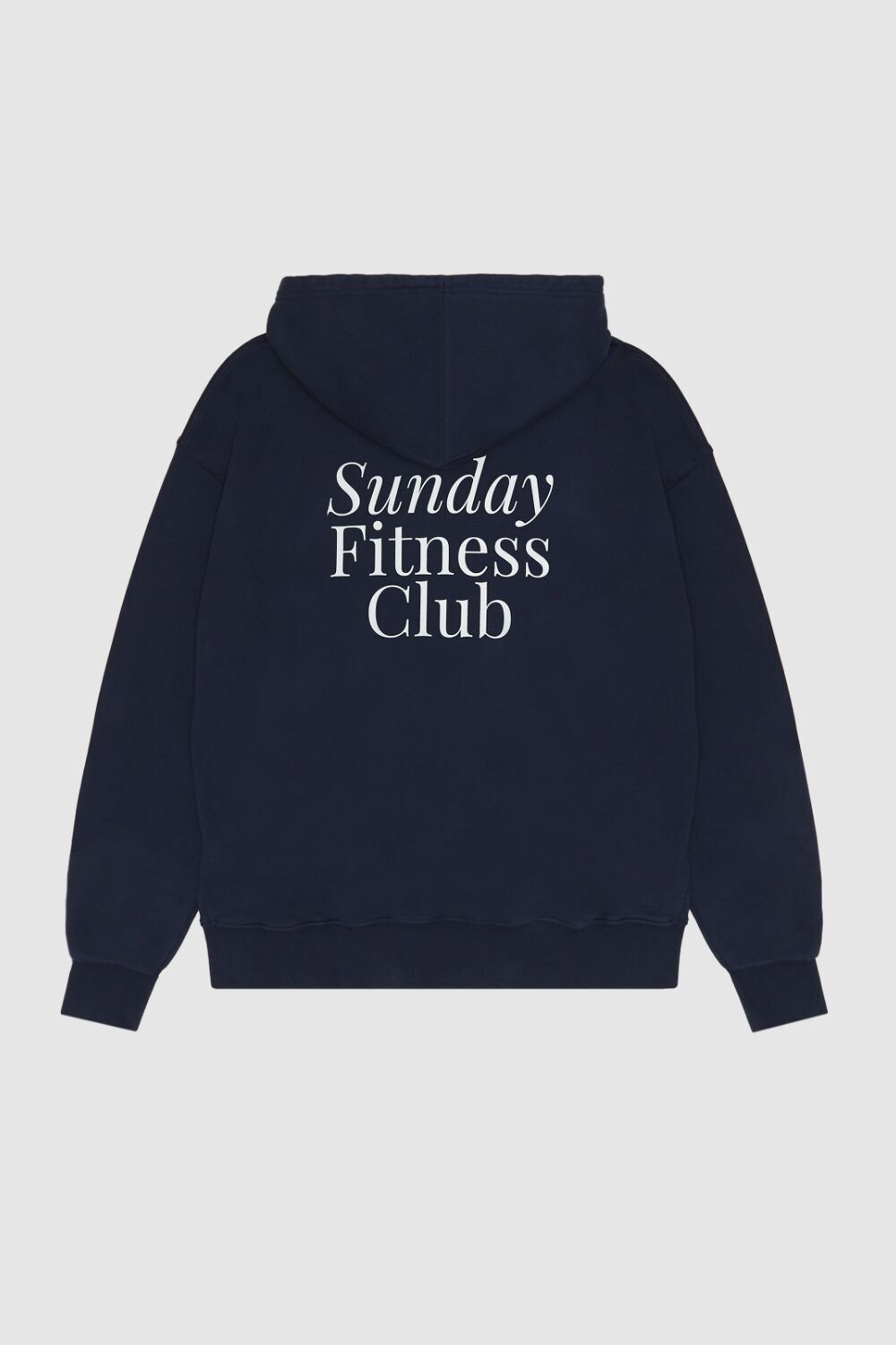 SUNDAY FITNESS CLUB BLAUER HOODIE