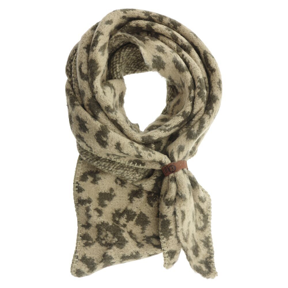 Sciarpa Nina Leopardo Oliva
