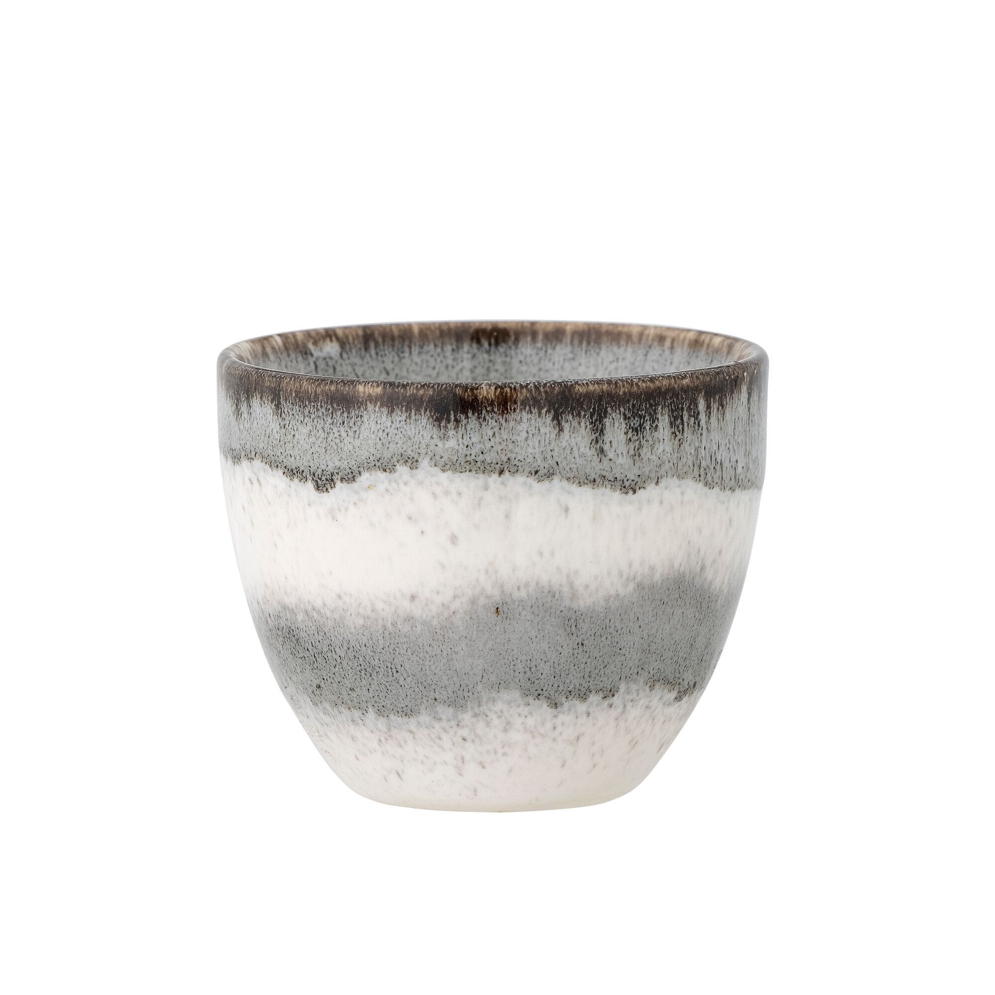 Tazza Paula, Grigio, Gres - (D8xH7 cm)