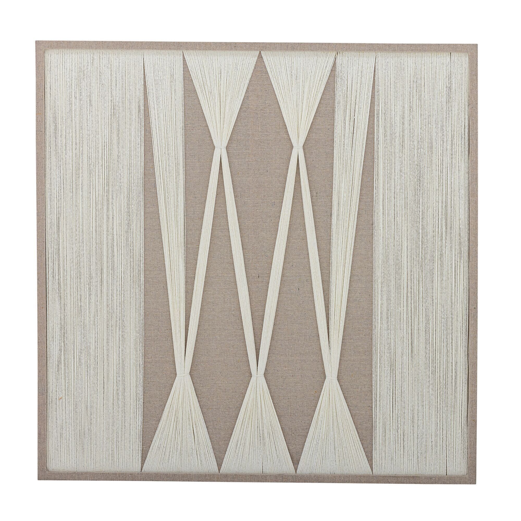 Decorazione da Parete Didder, Natura, Cotone - (L80xH80xL3 cm)