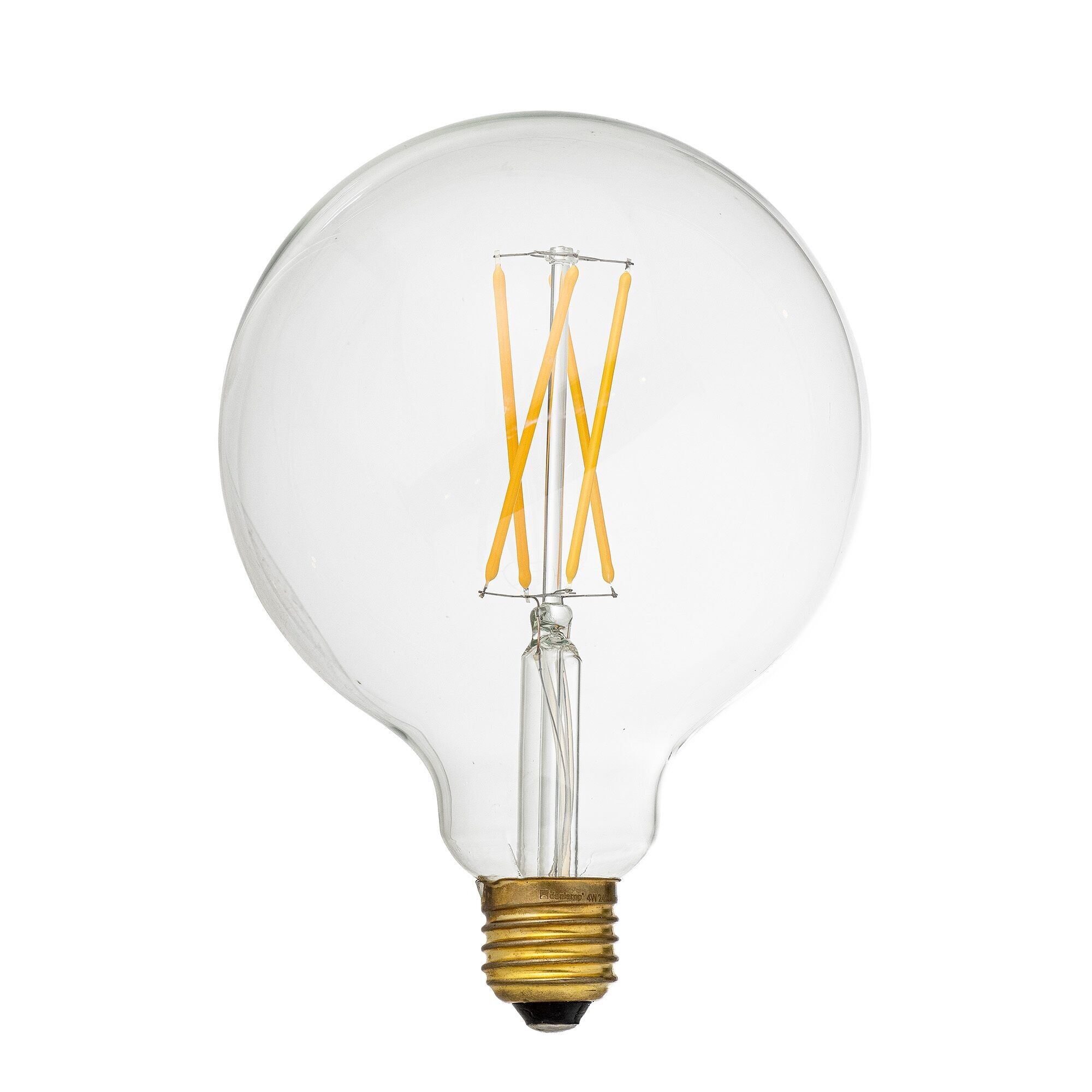 Mega Edison LED-Birne, Klar, Glas - (D12,5xH17,5 cm)