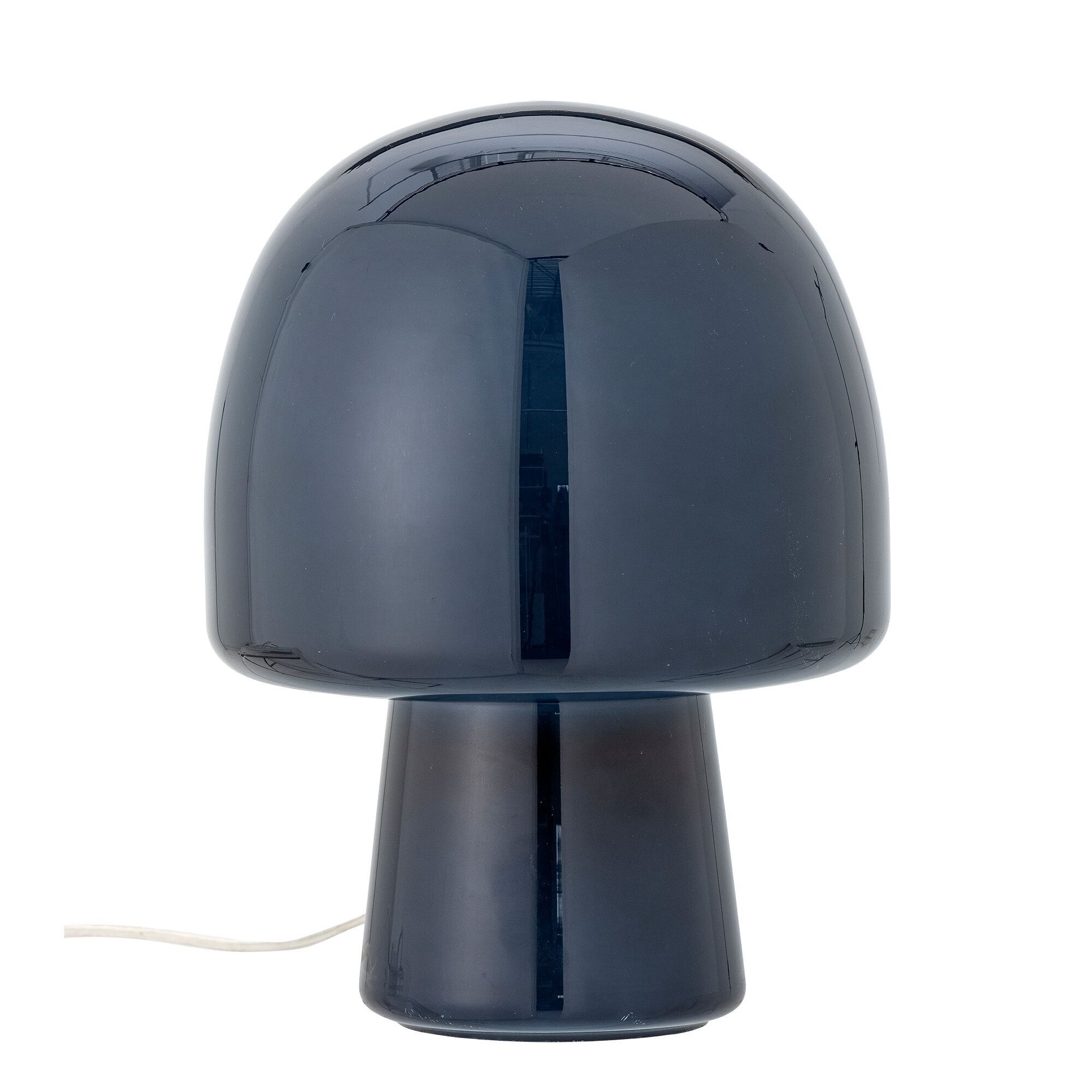 Lampada da tavolo Paddy, Blu, Vetro - (D20xH26,5 cm)
