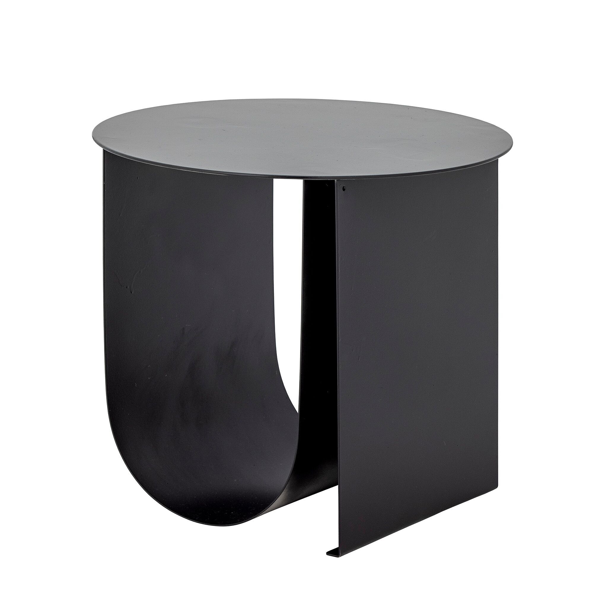 Cher Side Table, Black, Metal - (D43xH38 cm)