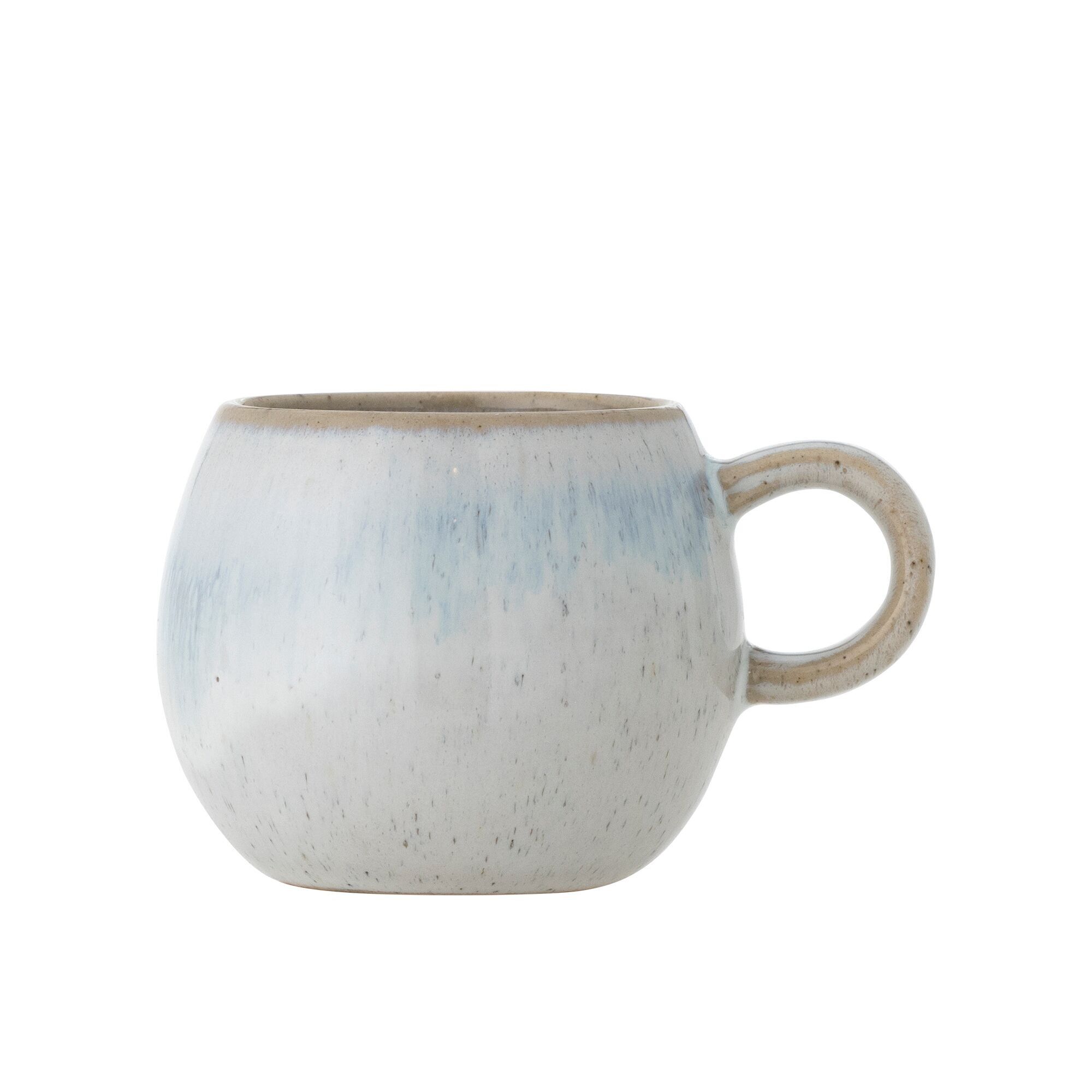 Tazza da caffè Paula, blu, gres - (D7xH6 cm)