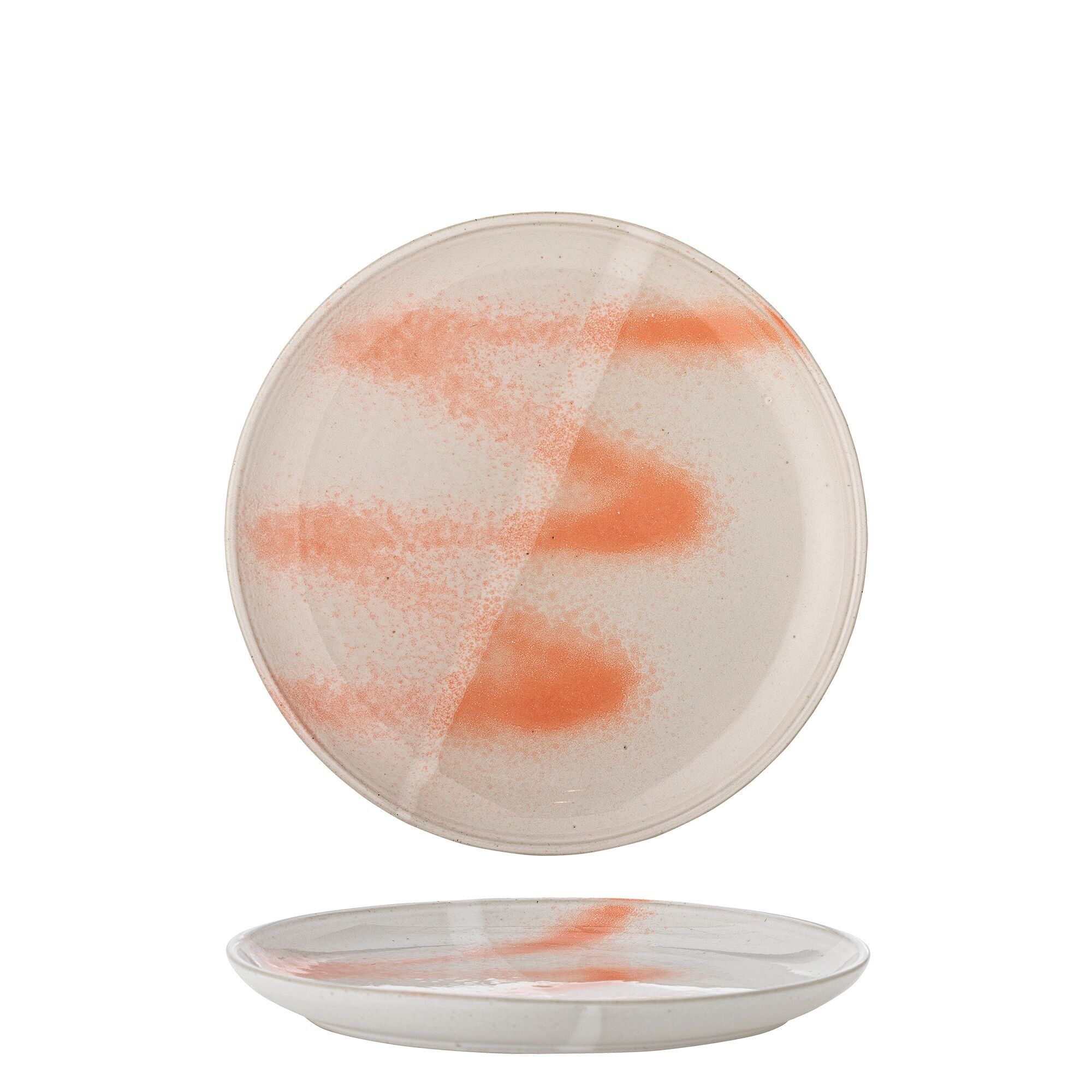 Piatto Paula, Arancione, Gres - (D20xH1,5 cm)