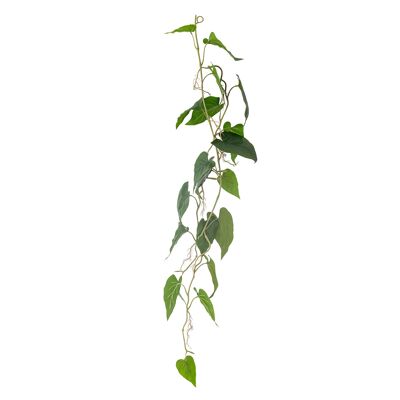 Pianta di Anthurium, Verde, Fiori Artificiali - (D20xH117 cm)