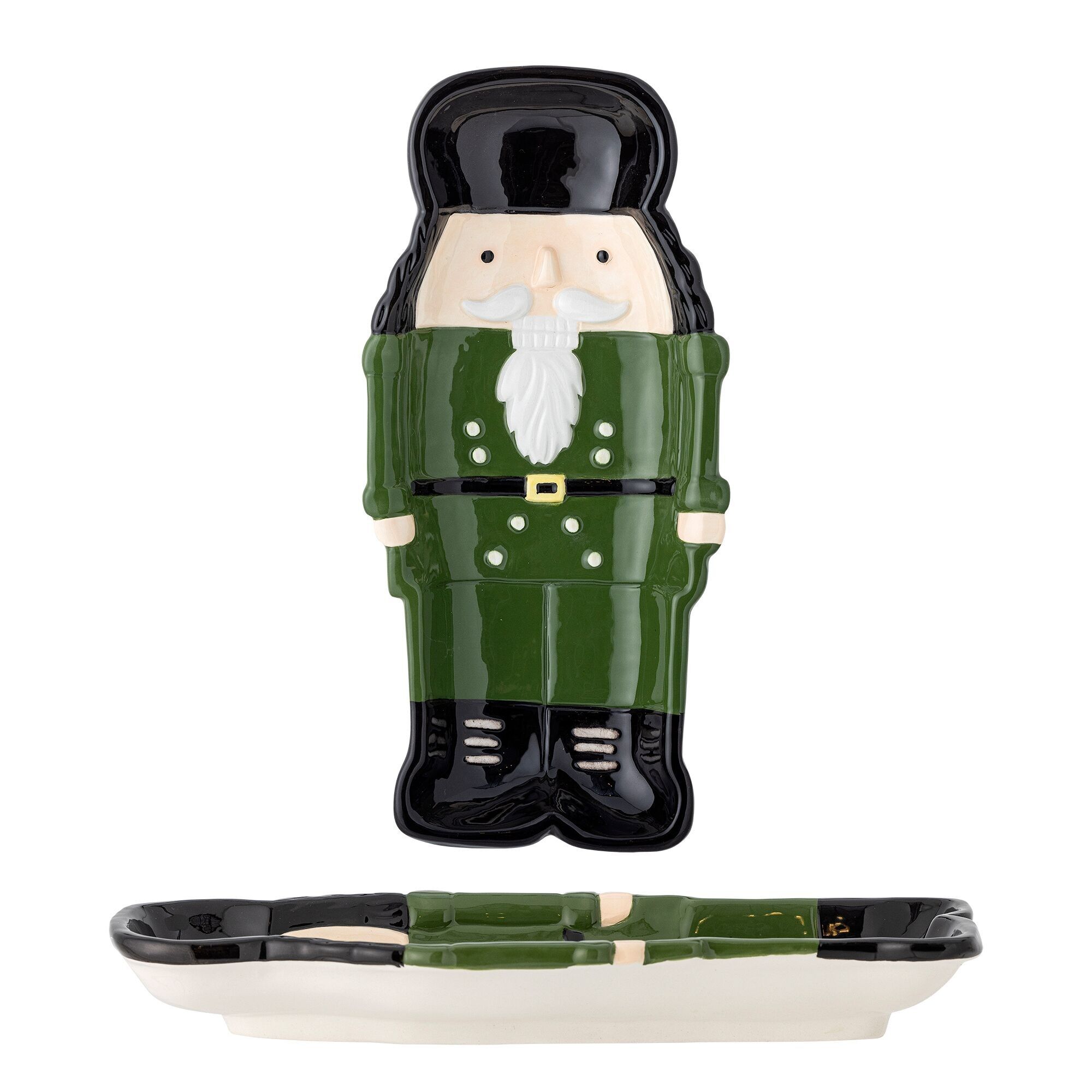 Feast Servierteller, Grün, Steingut - (L27xH3xB13 cm)