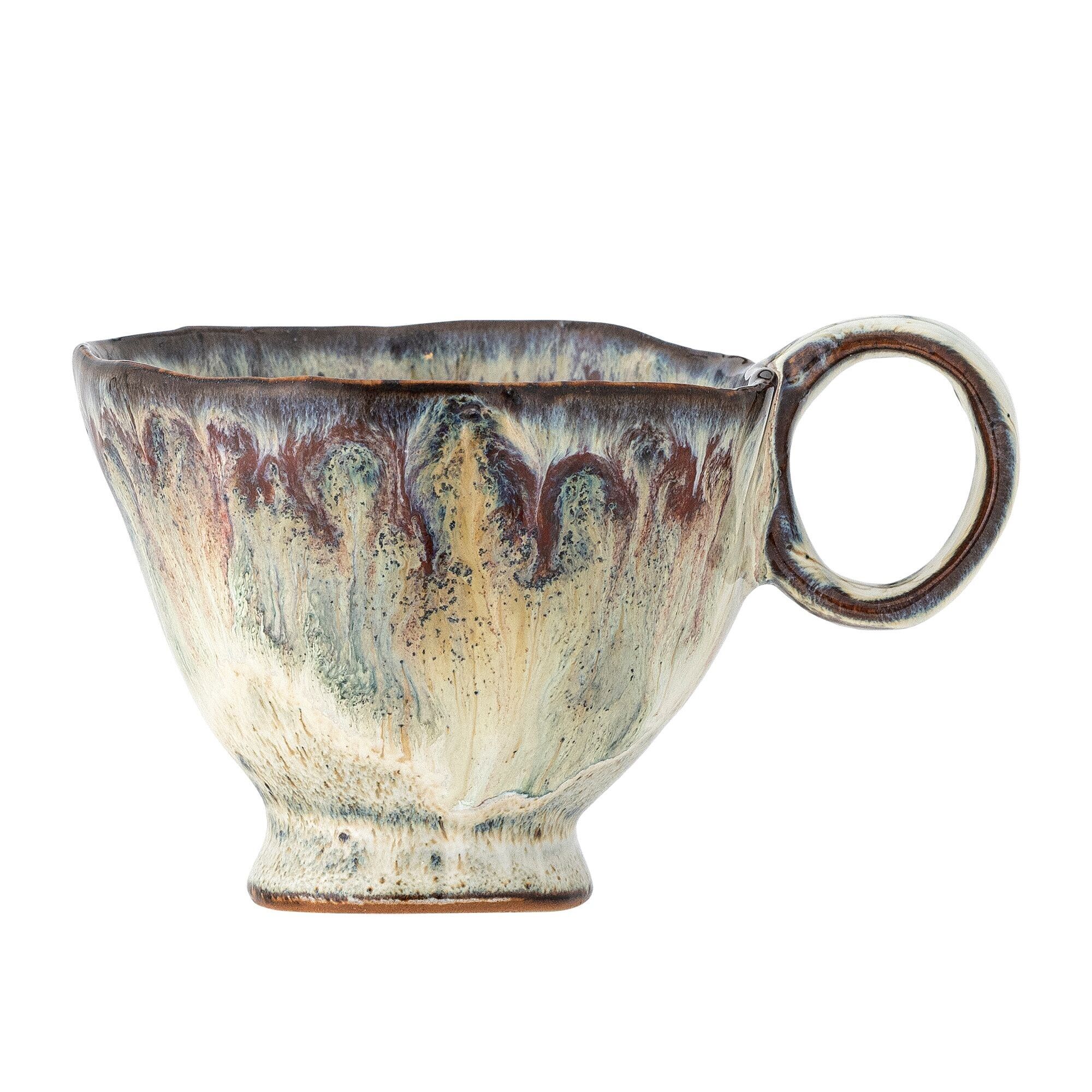 Imogen Cup, Grey, Stoneware - (D8,5xH7 cm)