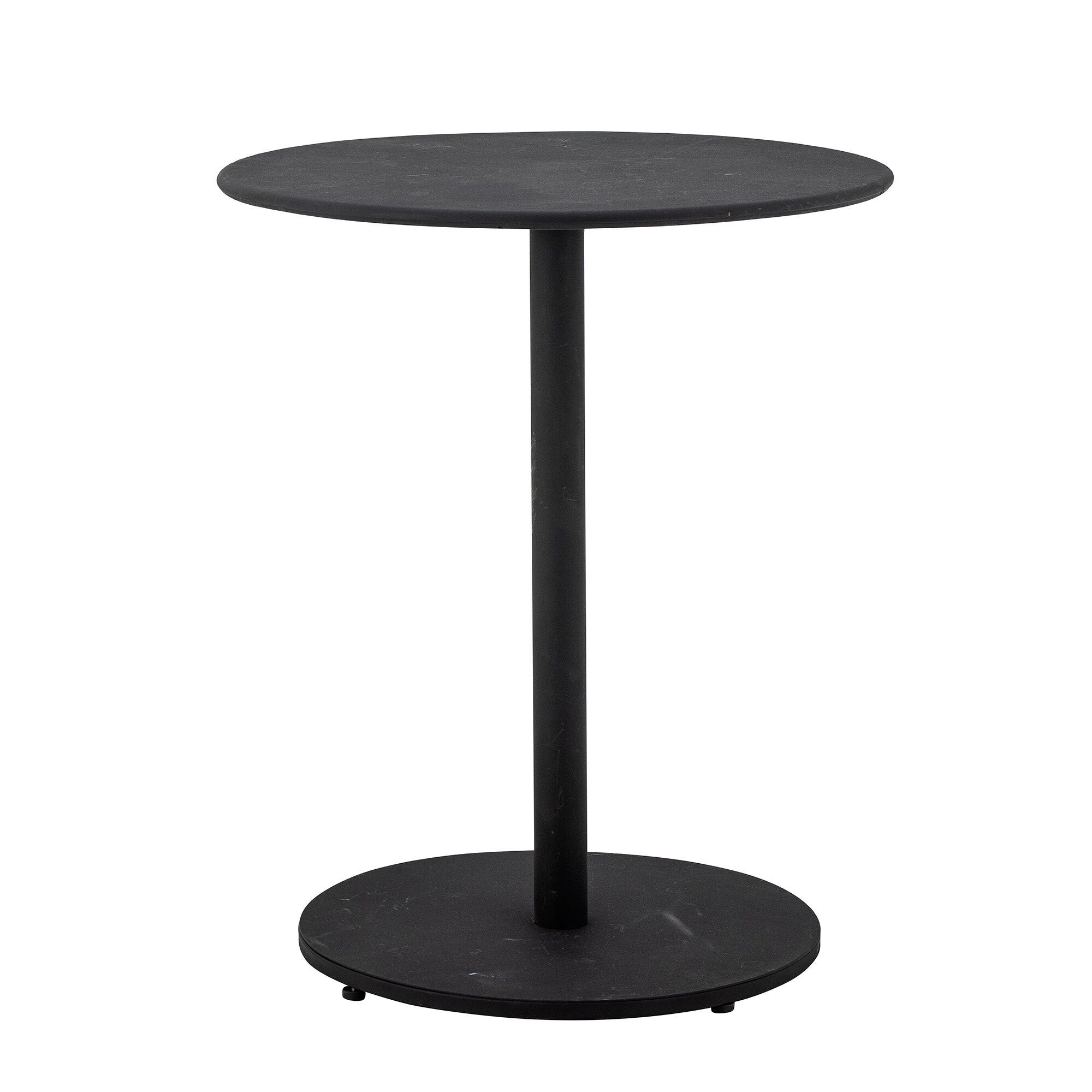 Rafah Cafétisch, Schwarz, Metall - (T60xH70 cm)