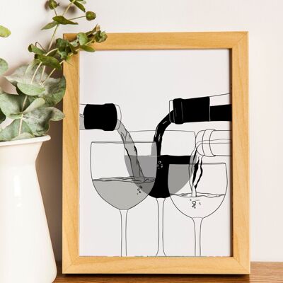 Posters The 3 colors of wine