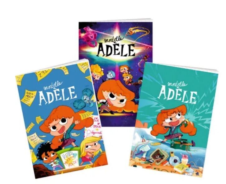 SET DI 3 TACCUINI MORTELE ADELE