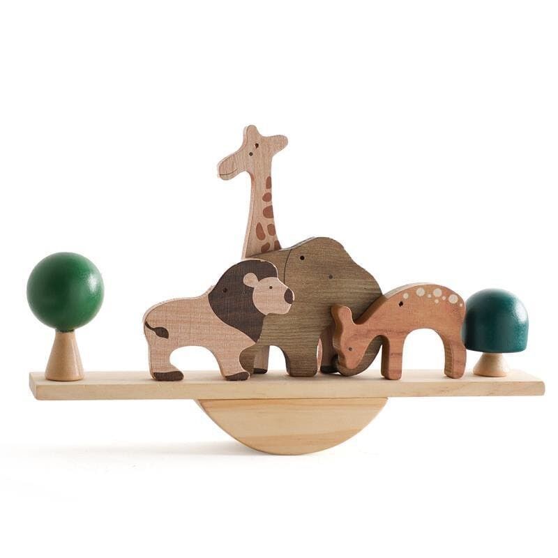 Animali giocattolo di equilibrio in legno
