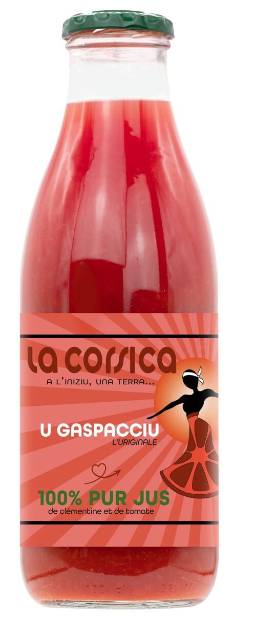PUR JUS CLEMENTINE & TOMATE - U GASPACCIU 1L