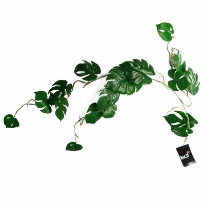 Pianta Monstera Artificiale da Appendere e da Trascinare, 100 cm, Realistica