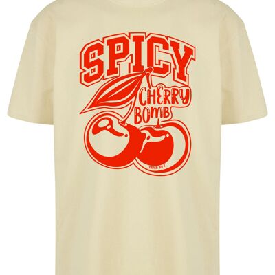 T-shirt oversize Spicy Cherry Bomb
