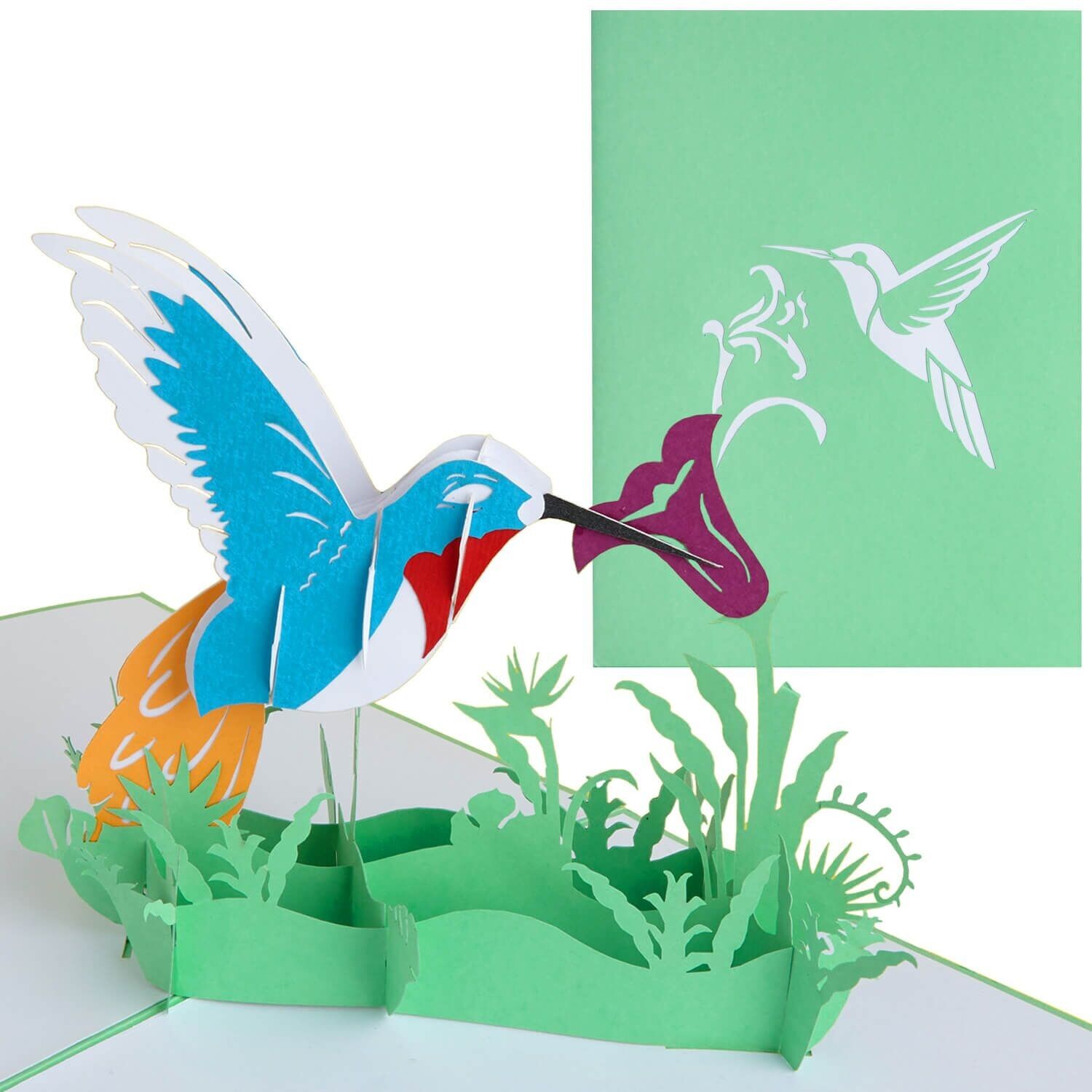Hummingbird Pop-Up Card